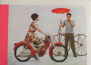 Jawa Manet Motorbike Modelprogram 1960 Motorbikebrochure (8166)